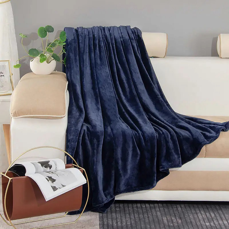 Couverture , Marine, Jeté
