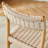 Burlywood Solid back side Chair(Set of 2)