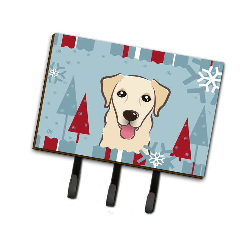 Organisateur de clés pour l'hiver avec crochets à clés, Golden retriever 2