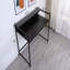 Console moderne, étroite pour le vestibule - noir
