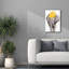  «Construction Elephant» par Rachel Nieman, art mural sur toile, 18 po x 26 po
