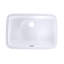 Lavabo de salle de bain rectangulaire encastrable 19 po x 12 3/8 po avec coton blanc TOTO®-2781679