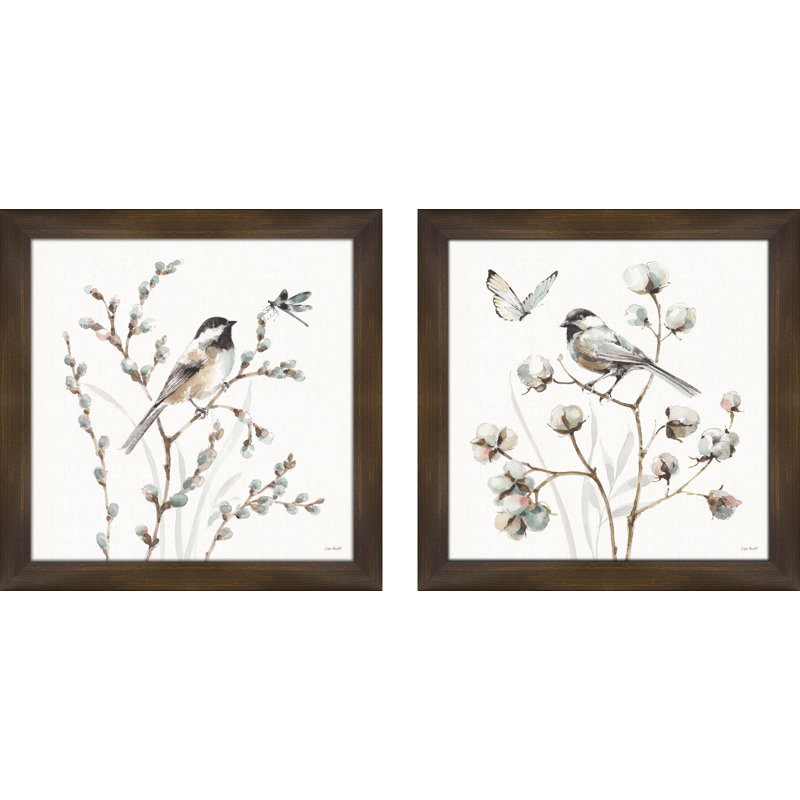 " A Country Weekend XVI " 2 - Pieces Painting Print, Distressed Bronze Framed Paper, 15" H x 30" W x 0.75" D