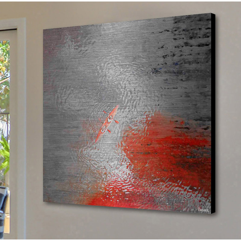 " Kayaking Fun " by Parvez Taj, 40" H x 40" W