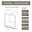 30 - 60 in.W x 72 in.H Shower Sliding Door Walk-in Shower Screen Dual Usage,1/4 Inch Thick Glass Panel with Stainless Steel Handle