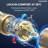 Ceiling Mount 12" High-Pressure Rainfall Shower Faucet, Dual Rainfall Shower Head System with Thermostatic Valve-95973113