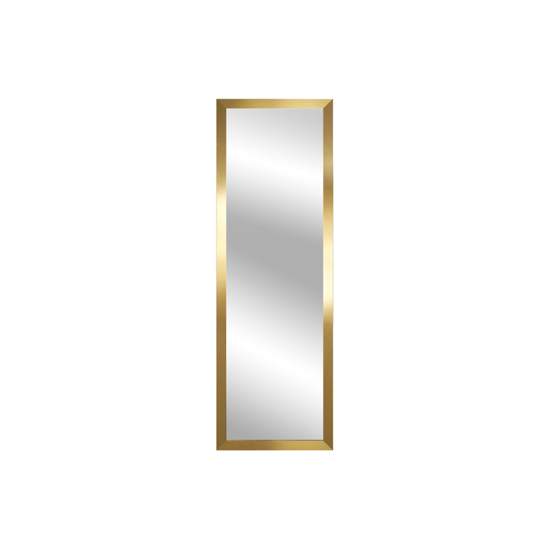 Jarel Flat Full Length Mirror, 127cm H x 47cm W, Gold
