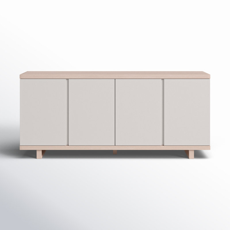 Pemberley 71'' Sideboard, Nevoa/Off White