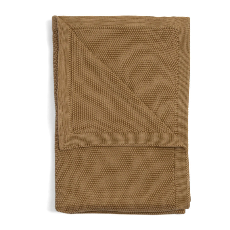 Williams Cotton Baby Blanket, Brown