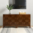 Isabele 2-Door Solid and Manufactured Wood Accent Cabinet