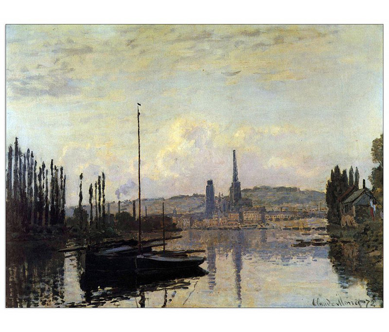 Claude Monet - Wrapped Canvas Painting, 60cm H x 80cm W x 1.8cm D