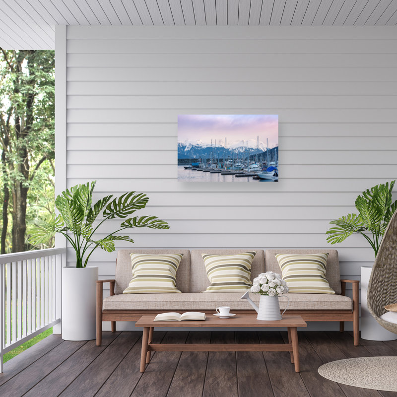 Toile d'extérieur Prairie Harbour Brenda Petrella, H 16 po x l 24 po x P 1,5 po