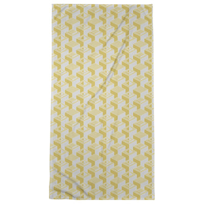 Serviette de bain à motif de gratte-ciels classiques