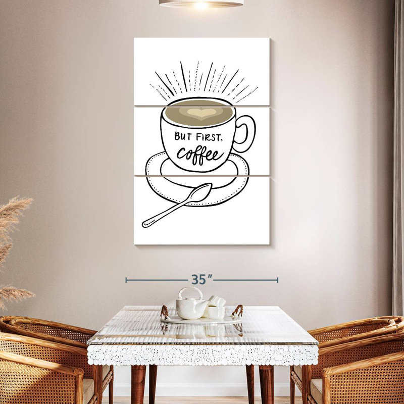 Tergel Coffee First, 50" H x 32" W