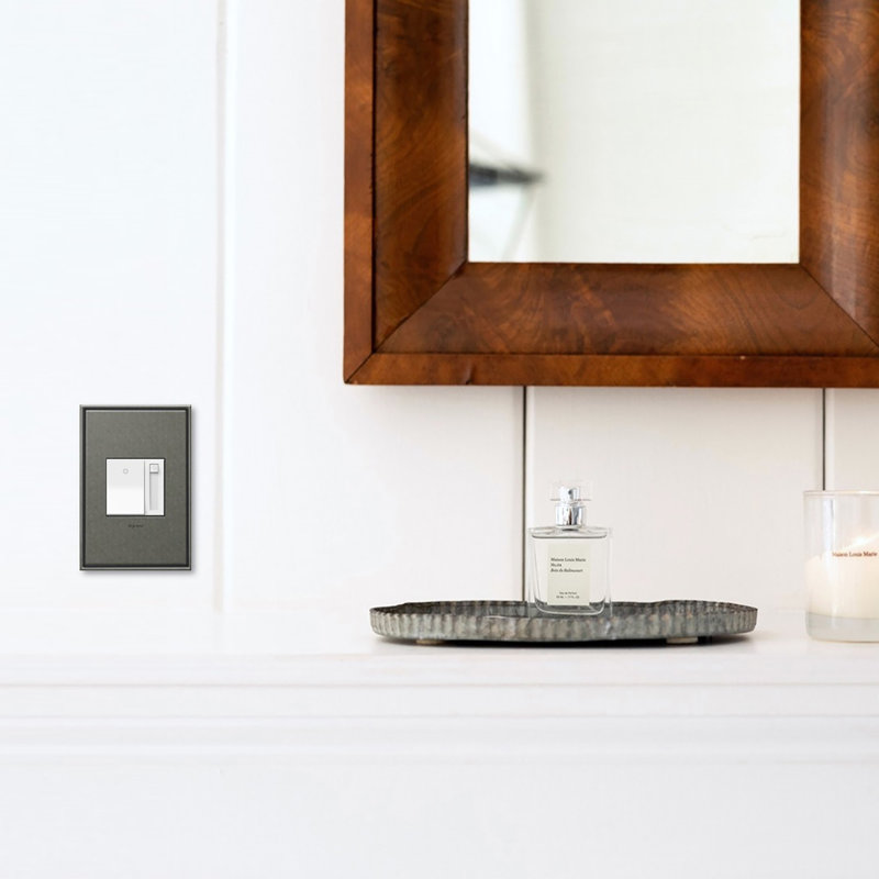 Legrand Adorne Home Lighting Gradateur de lumière, gradateur à palette, Blanc