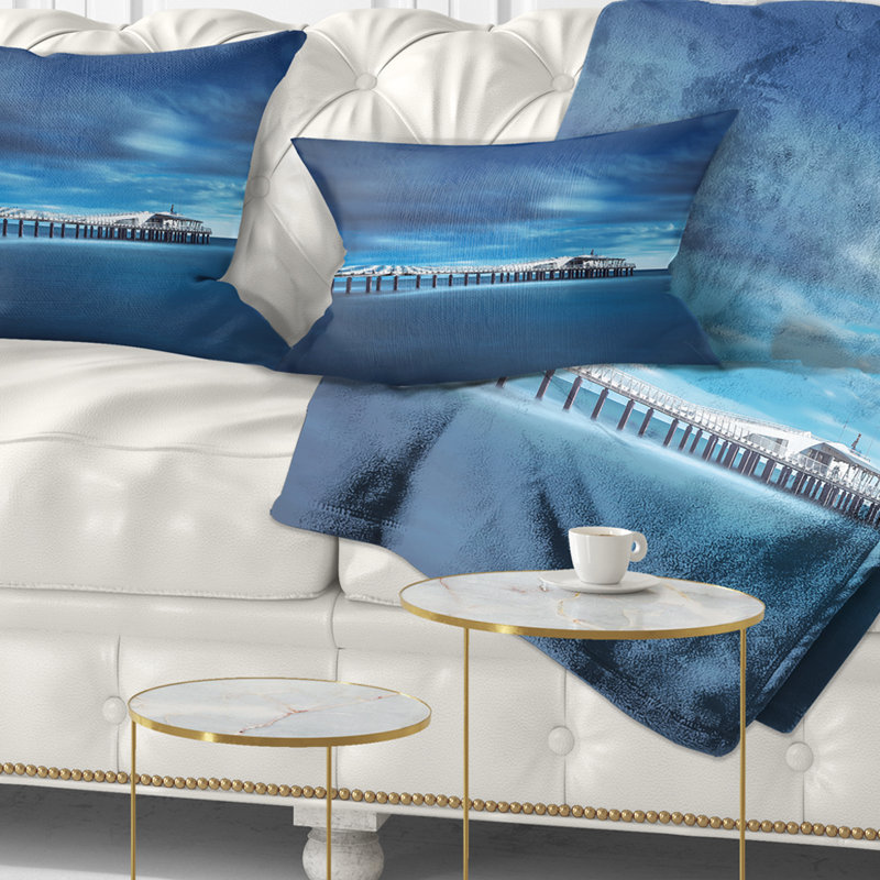 Coussin Seascape Cloudy Sky Calm Waters