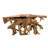 47'' Live Edge Teak Root Console Table