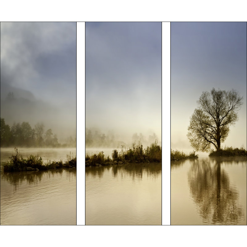 3 Piece No Frame Painting on Glass