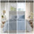Elegant Blue Scalloped Bedding Sets, Microfiber Comfort, Farmhouse Style