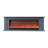Drak Gray Solid Wood TV Cabinet Fireplace