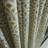 Floral Hand Block Printed Viscose Linen Unlined Flat Panel Curtain for Living Room and Bedroom, Boho Farmhouse Linen Drapes & Curtains-1390638455