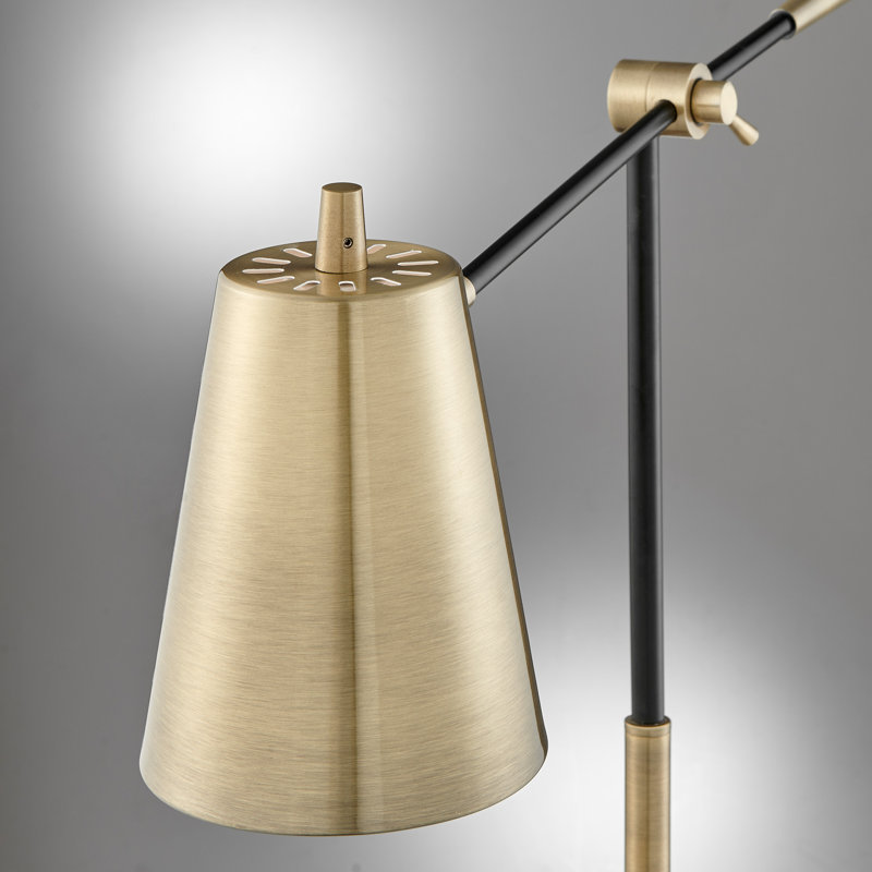 Bawtry Metal USB Desk Lamp, Antique Brass