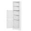Armoire de coin pour salle de bain de 61,02 po de hauteur avec portes et tablettes réglables-104789500