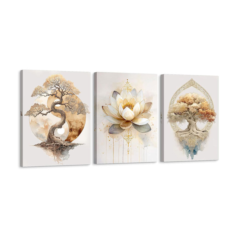 3 Piece Wrapped Canvas Print