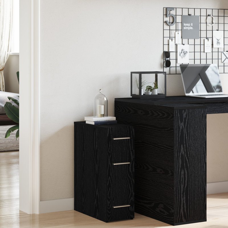 Rectangle Accent Cabinet, Black