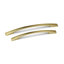 Brushed Brass Bow Handle-126282171