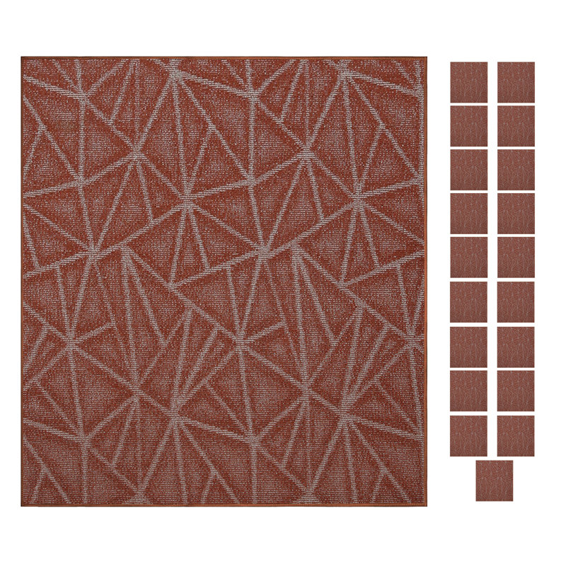 Tapis d'intérieur / extérieur raffiné Furnish My Place, Octogone 2 pi