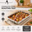 Stainless Steel Roasting Tray in Mirror Finish-1078907615