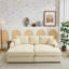 Canapé modulaire moderne, housses de coussin en velours côtelé 2 pièces, housses de canapé souples et extensibles avec coussins 2 pièces-104929662