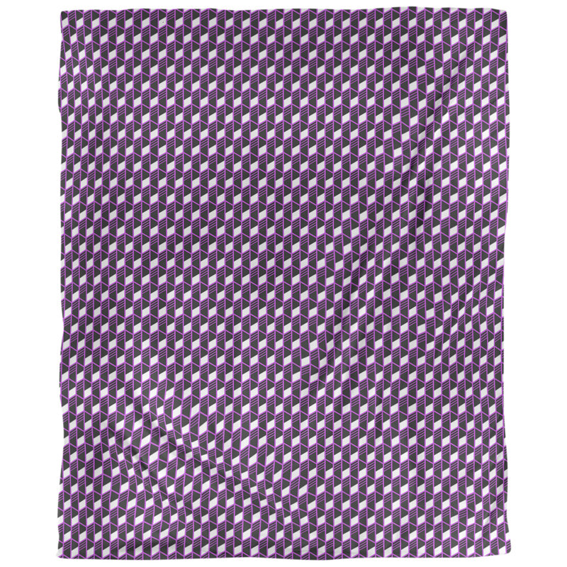 Housse de couette Katelyn Elizabeth, Housse de couette pour lit simple, Polyester brossé, Mauve