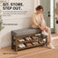 Upholstered Bench with Shelves-1759247997-1759247999