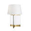 Frederick Cooper 37" Brushed Brass/Transparent Table Lamp