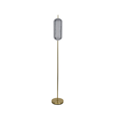 Aelfred 154 H cm Satin Traditional Floor Lamp