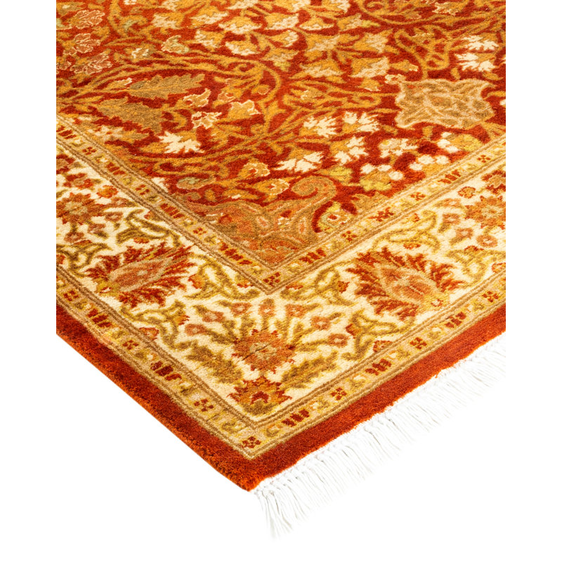 Classic One-of-a-Kind 2' 7" x 12' 6" Hand Knotted Area Rug