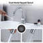 Robinet de lavabo de salle de bain monocommande à grande arche avec douchette extractible et bonde escamotable-113246317