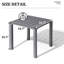Table d'appoint carrée en aluminium-371539571