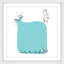 Baleine bleue - reproduction de cadre photo-21728310