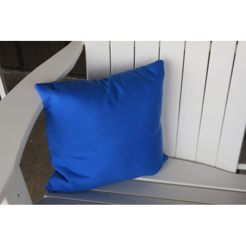 Housse de coussin d'extérieur carré Sundown, H 15 po x l 15 po, Bleu pâle