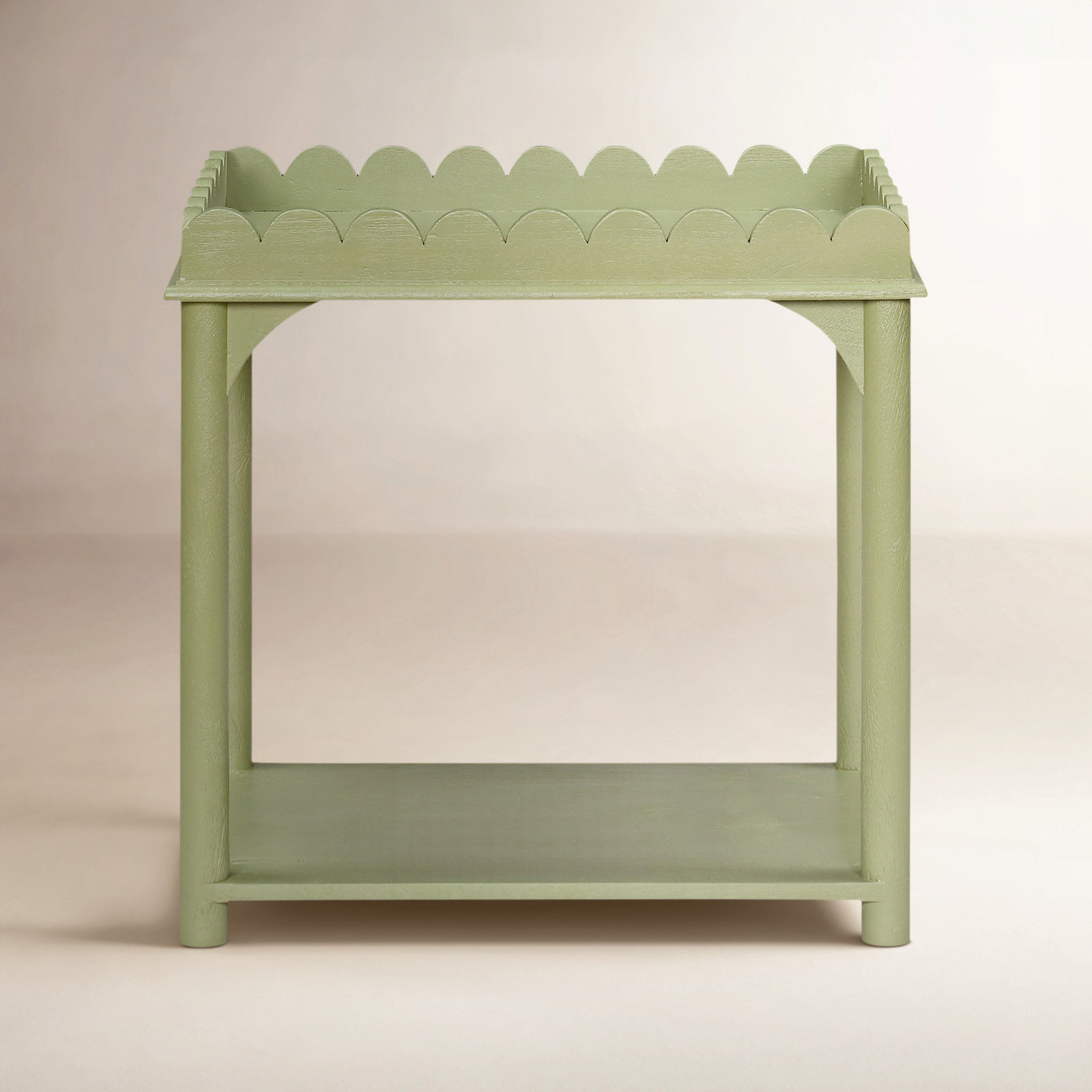 Madeline 24" Mango End Table, Green