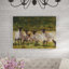 « brebis family ii », peinture sur toile tendue-1799409765