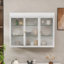 Armoire murale arquée en verre avec trois portes pour un usage domestique-732136190