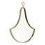 Clochette Flat Metal Beveled Wall Mirror