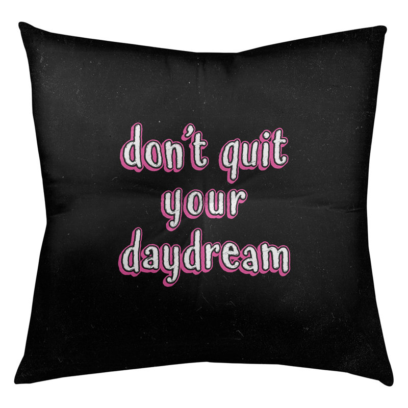 Reversible Throw Pillow, 26" H x 26" W, Pink