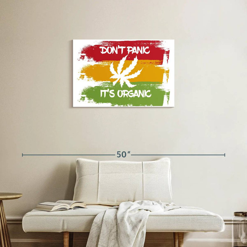 Senne Organic Marijuana, 20" H x 30" W