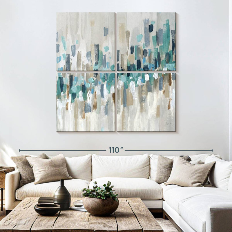 Avery Staccato Blue II, 74" H x 74" W