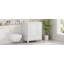 Meuble-lavabo de salle de bain avec lavabo, une porte avec tablette et trois tiroirs, porte à fermeture en douceur-1224588128